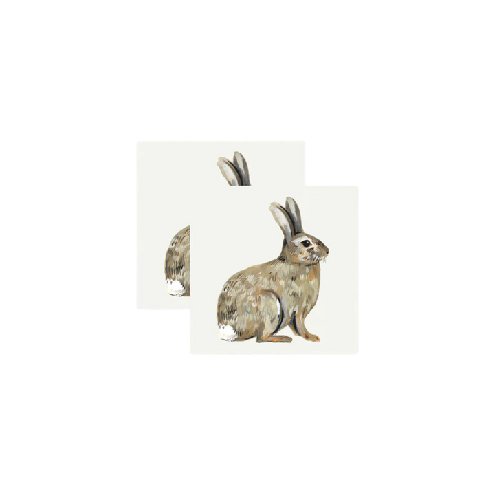 Bunny Rabbit Tattoo Pair