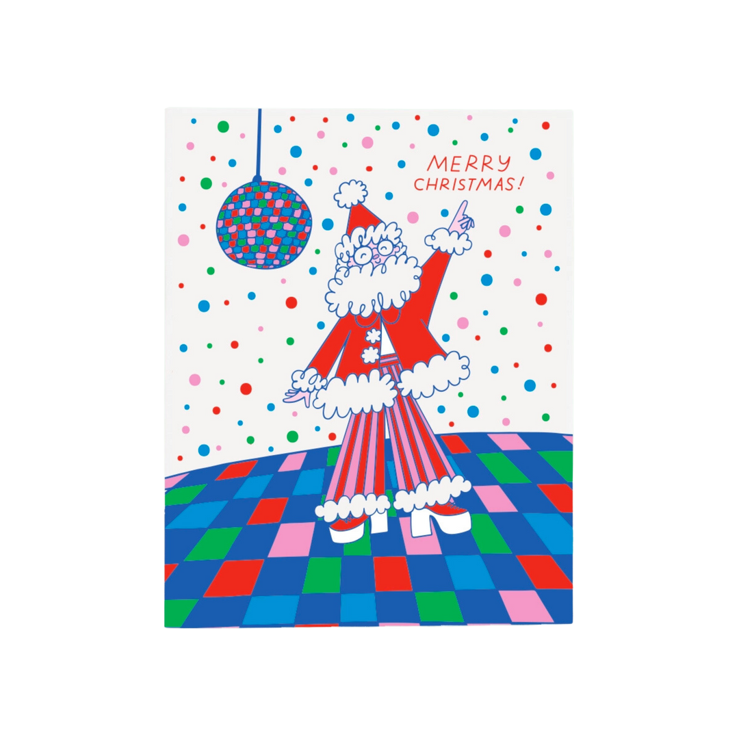 Disco Santa Card