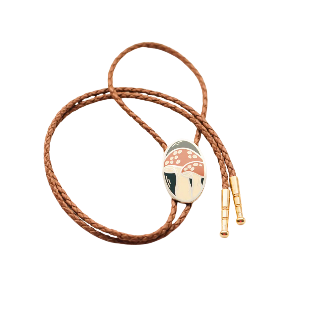 Mushroom Bolo Tie with Justine Gilbuena
