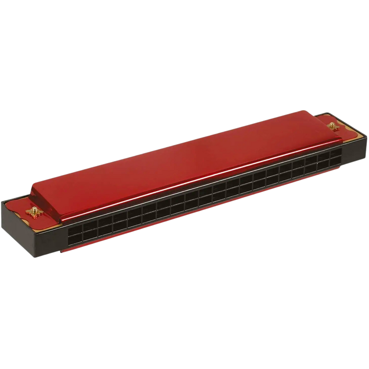 Neato! Large 6" Metal Harmonica with Case - Assorted Colors