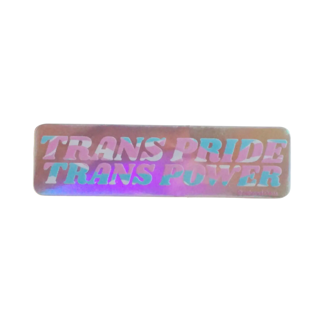 Trans Pride Trans Power Sticker