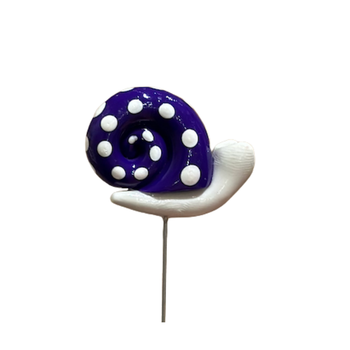 Snail Picks Polymer Clay