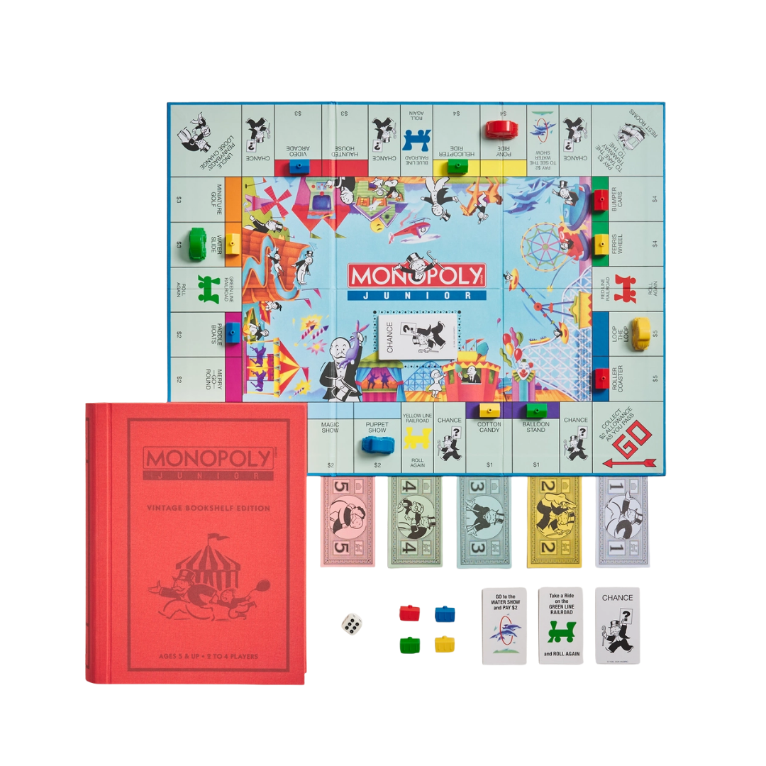 Monopoly Junior Vintage Bookshelf Edition