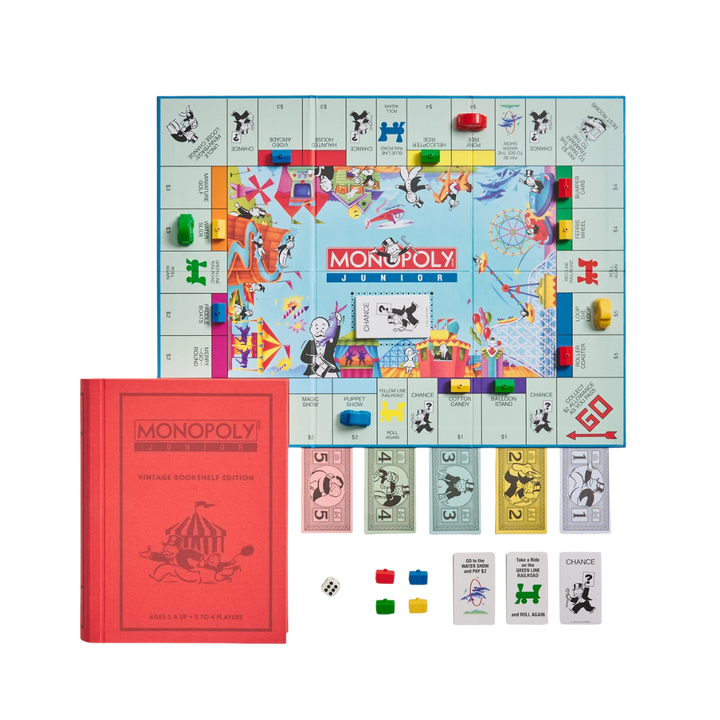 Monopoly Junior Vintage Bookshelf Edition