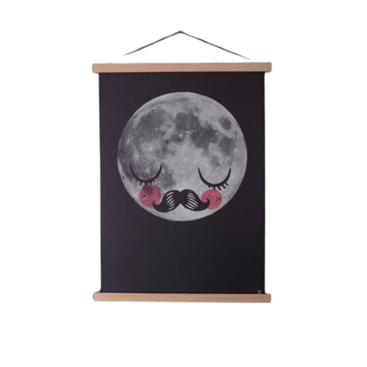 Wooden Poster Hanger - Oak 7 inches