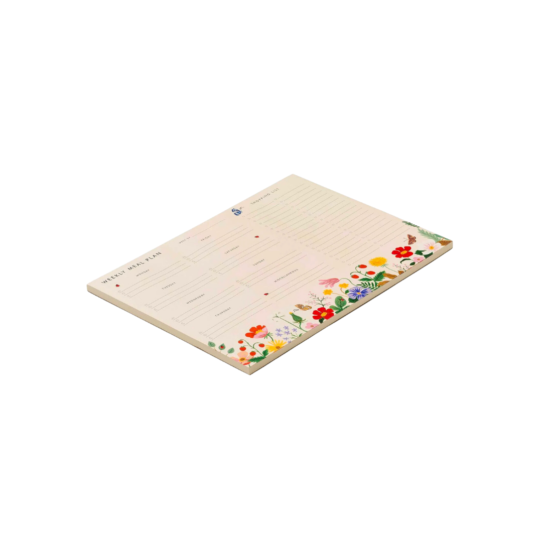 Strawberry Fields Meal Planner Notepad