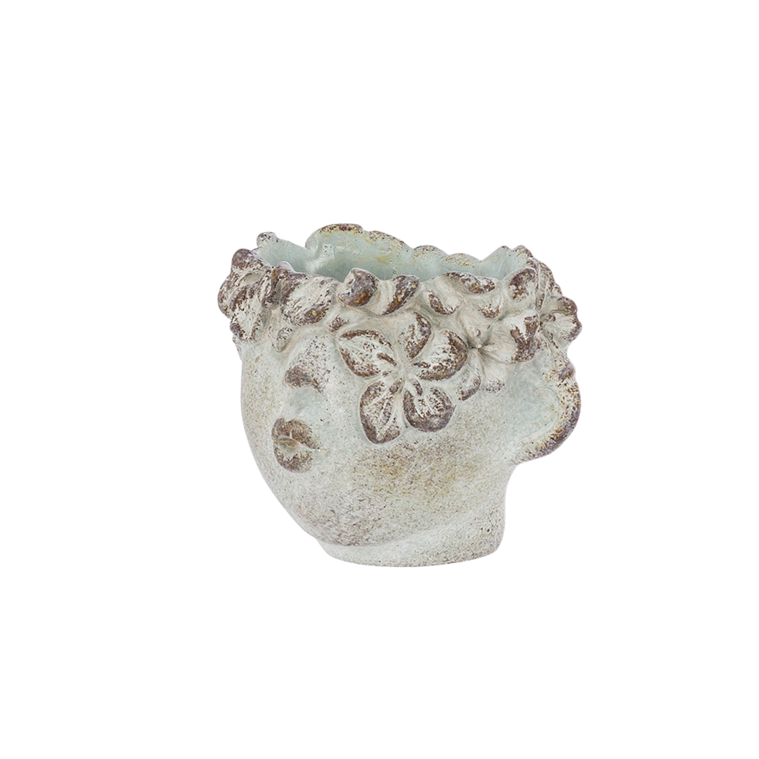 Small Kissing Face Wall Planter -3.5H