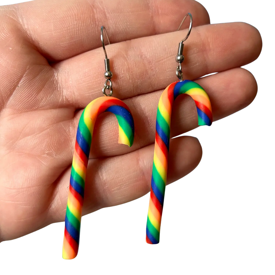 Candy Cane Earrings