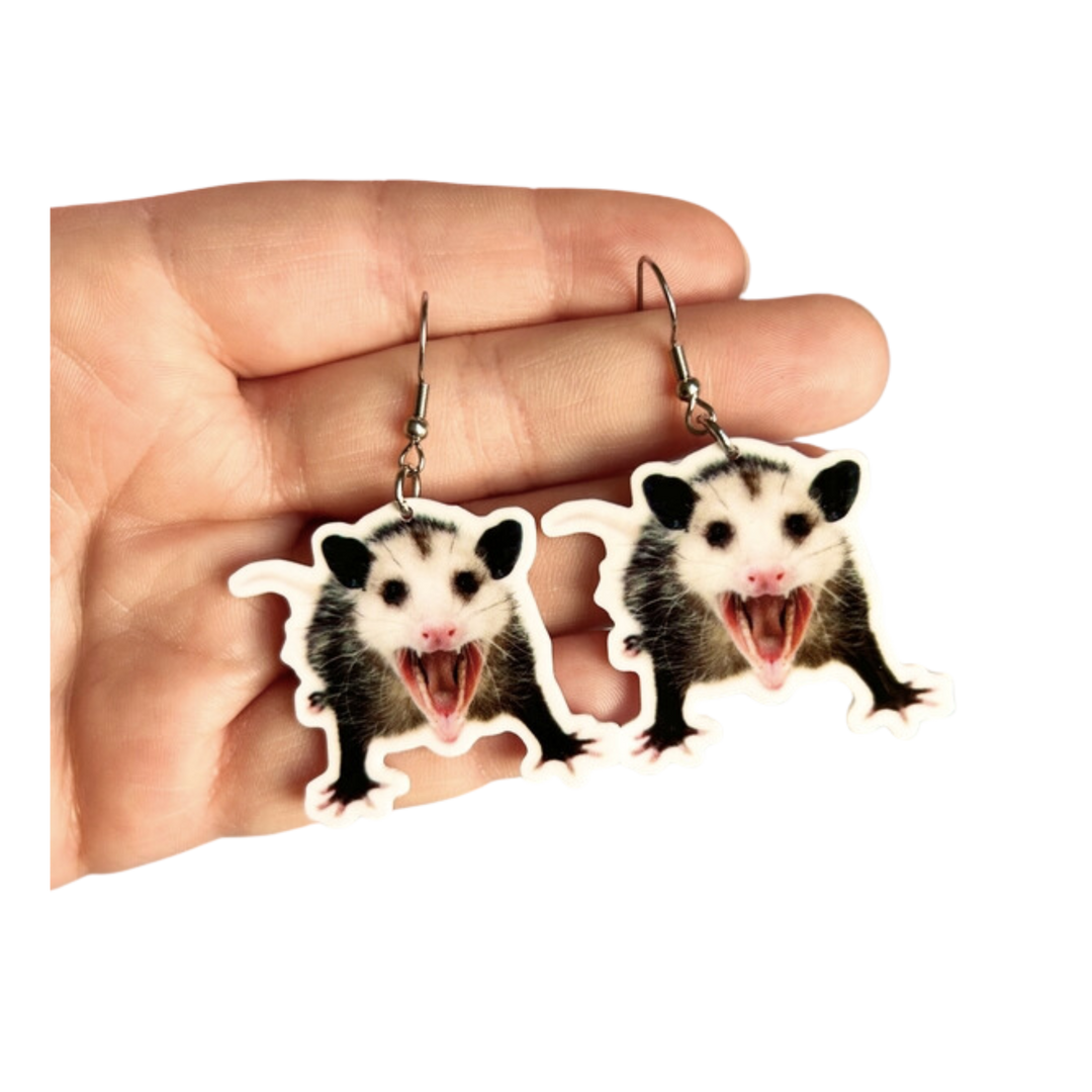 Possum Earrings
