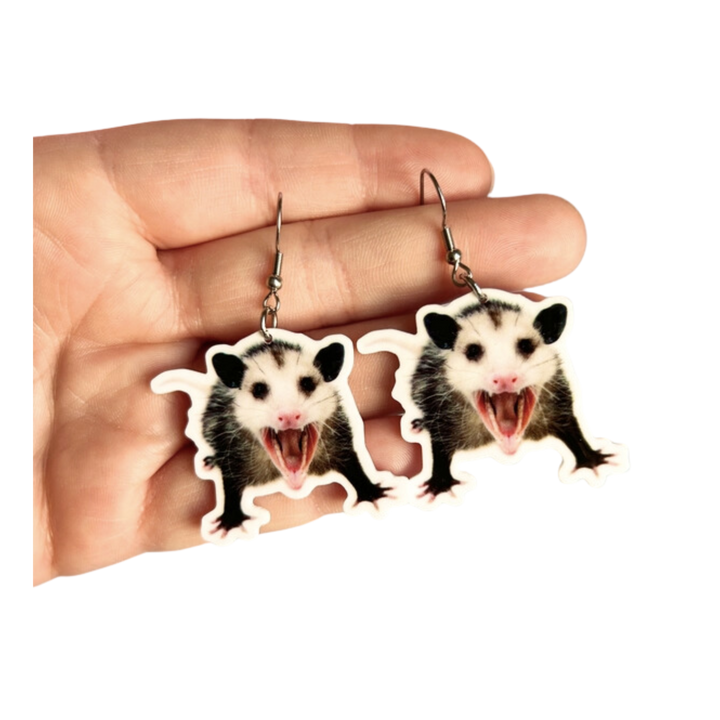 Possum Earrings