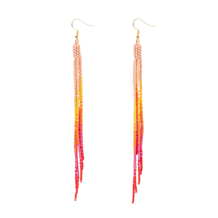 Ombre Fringe Duster Earrings
