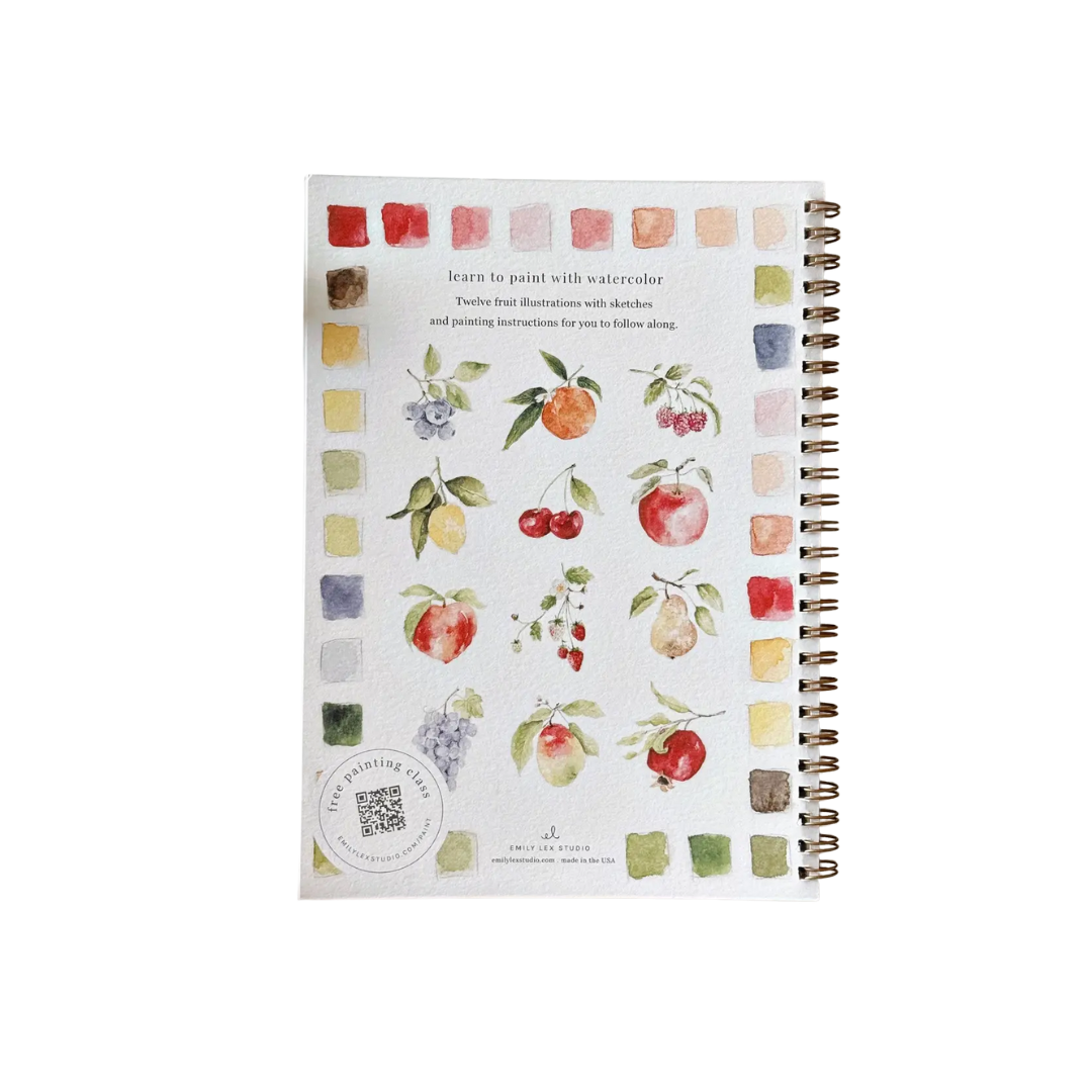 Fruit Watercolor Workbook