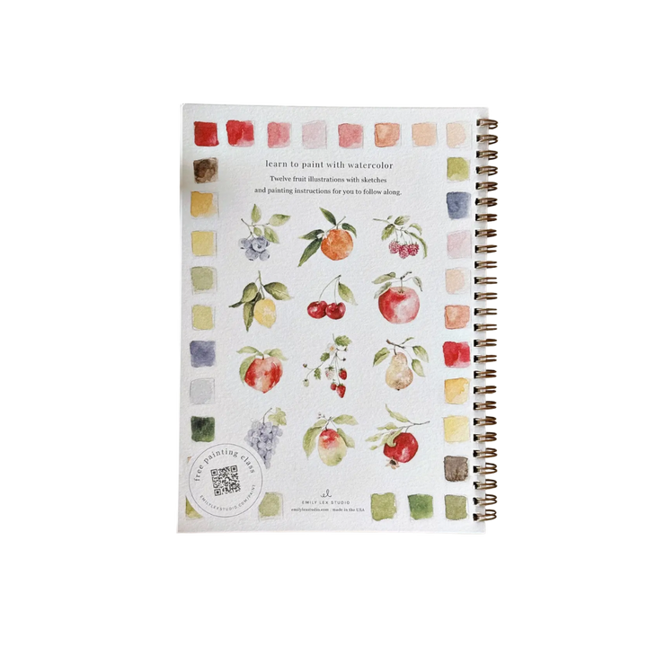 Fruit Watercolor Workbook