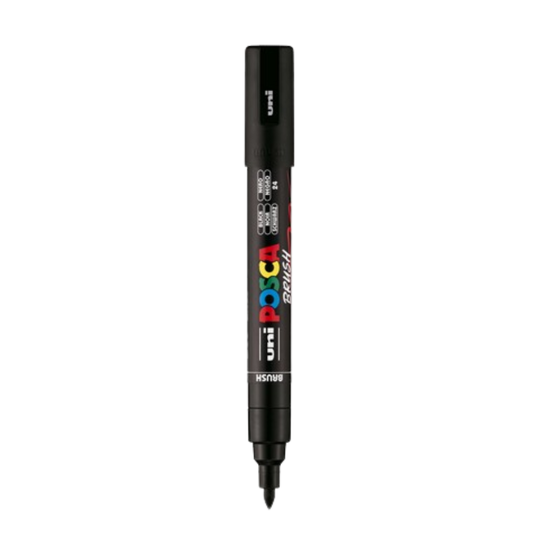 Posca PC-5BR Paint Marker Medium Bullet Tip - Black