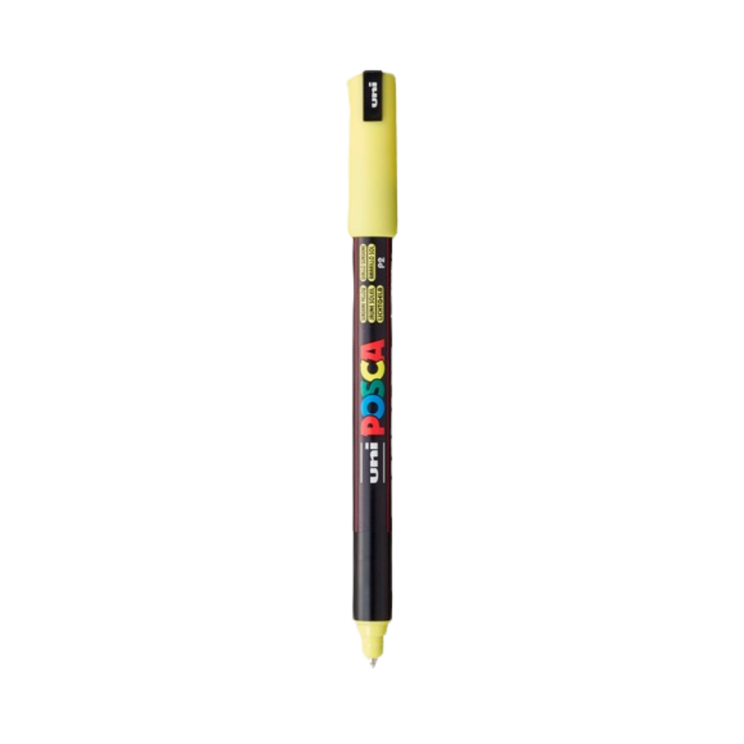 POSCA PC-1MR Acrylic Paint Marker – Extra-Fine Metal Tip Sunshine Yellow