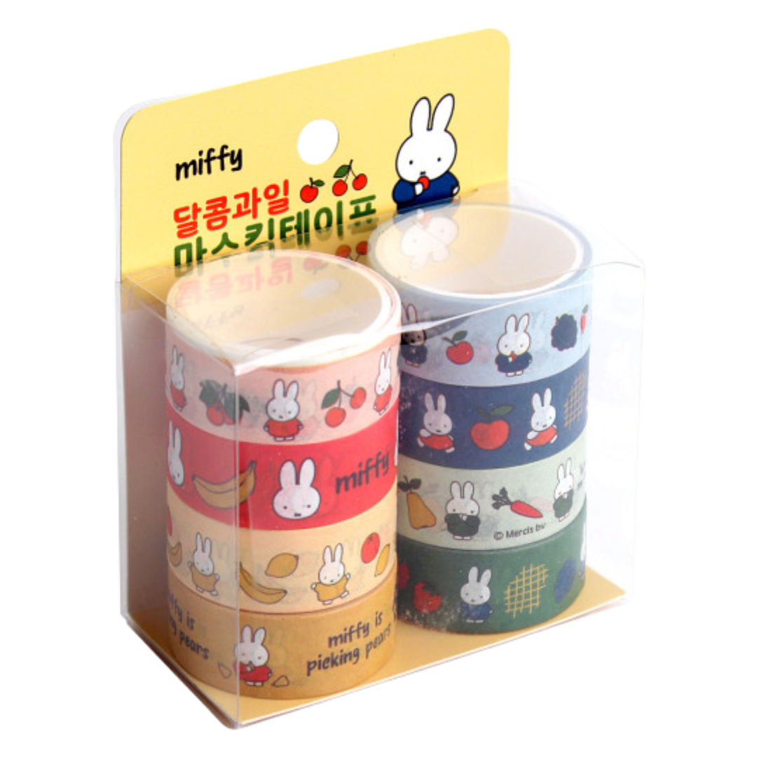 Miffy Sweet Fruit Deco Masking Tape (8 ct)