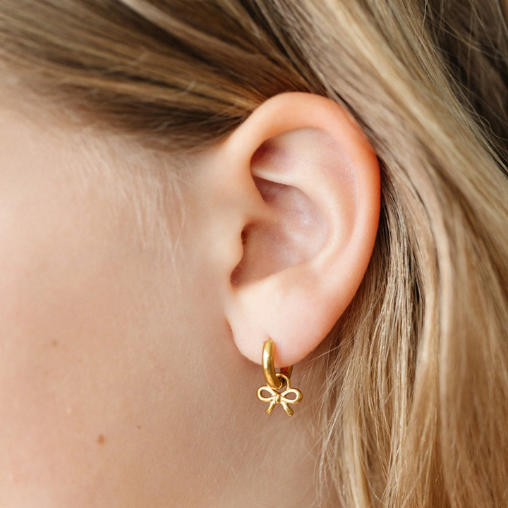 Gold Bow Charms