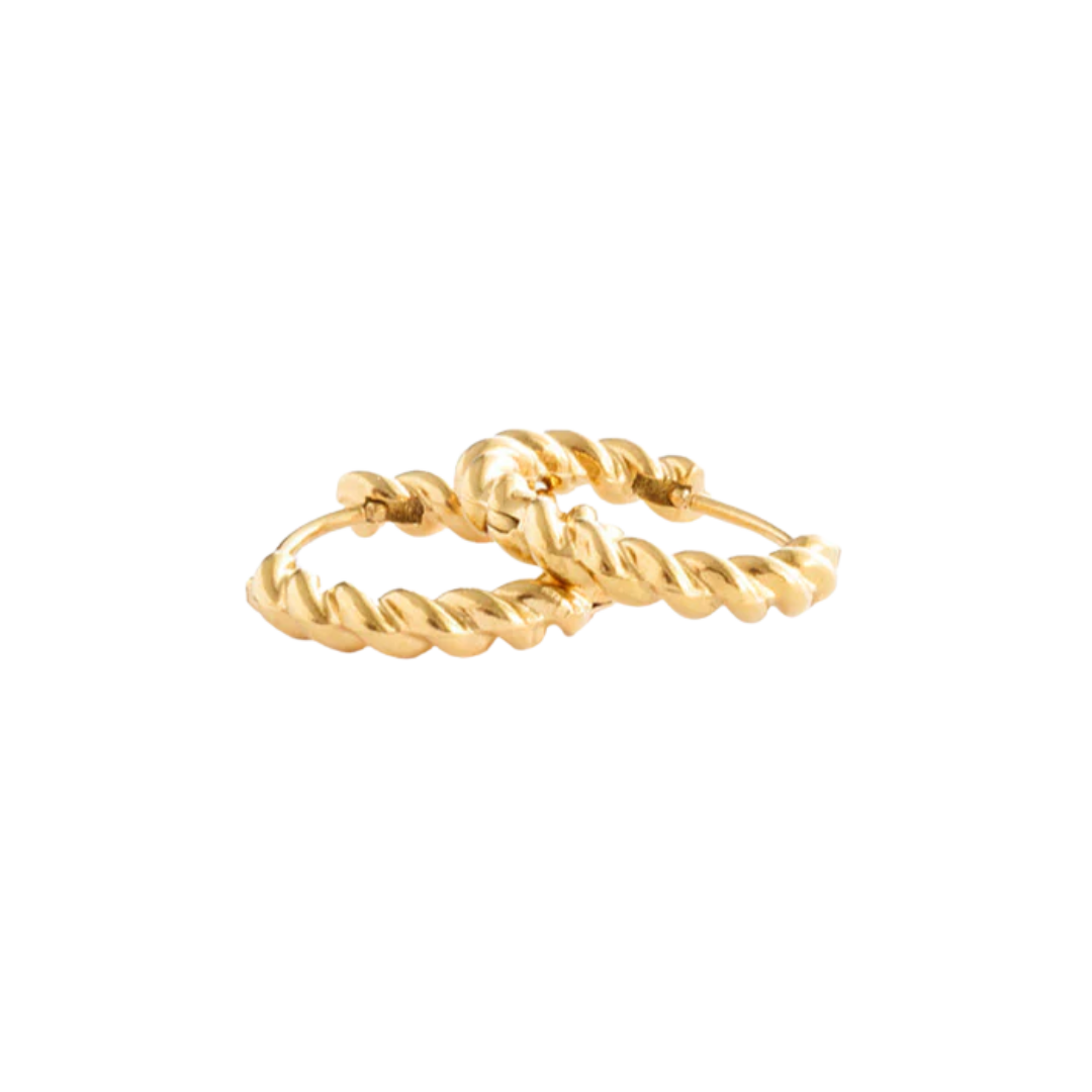 Braided Hoop Earrings
