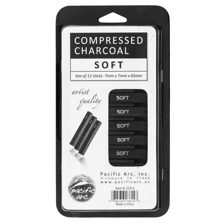 Compressed Charcoal Sticks – (12 Pack)