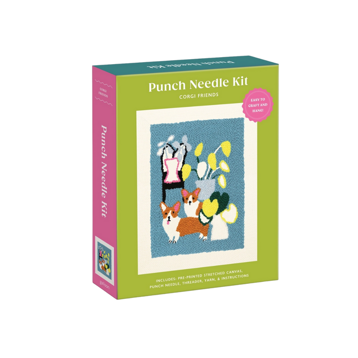 Corgi Friends Punch Needle Kit