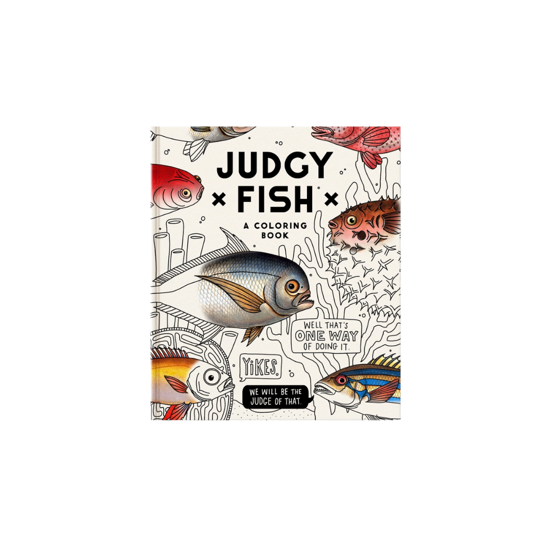 Brass Monkey Judgy Fish Coloring Book