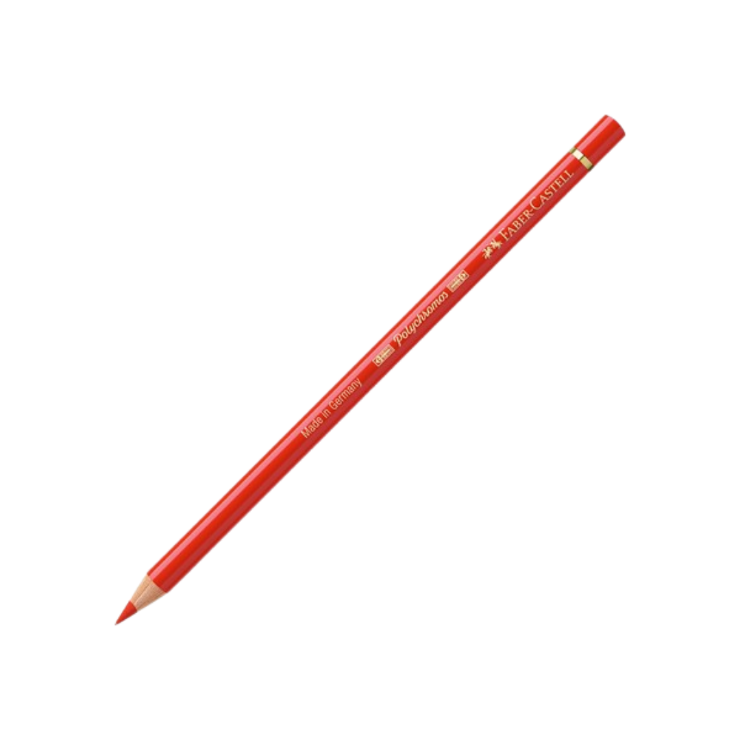 Faber-Castell Polychromos Colored Pencil — Light Cadmium Red