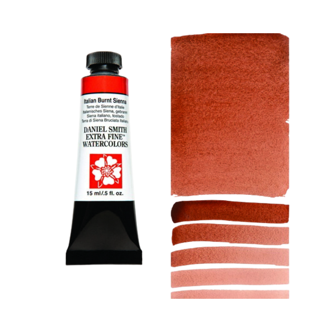 Daniel Smith Extra Fine Watercolor — Italian Burnt Sienna (15 ml)