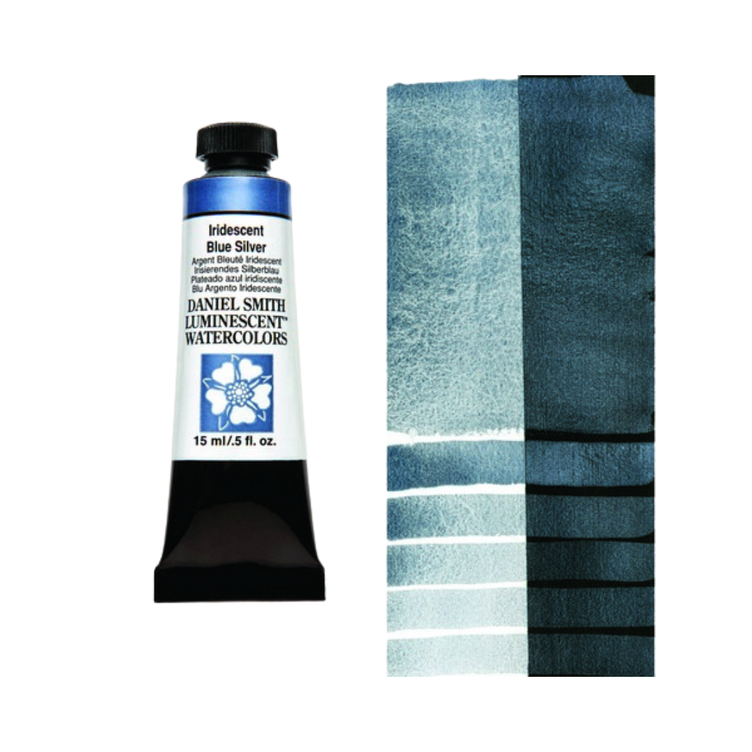 Daniel Smith Extra Fine Watercolor — Iridescent Blue-Silver LM (15ml)