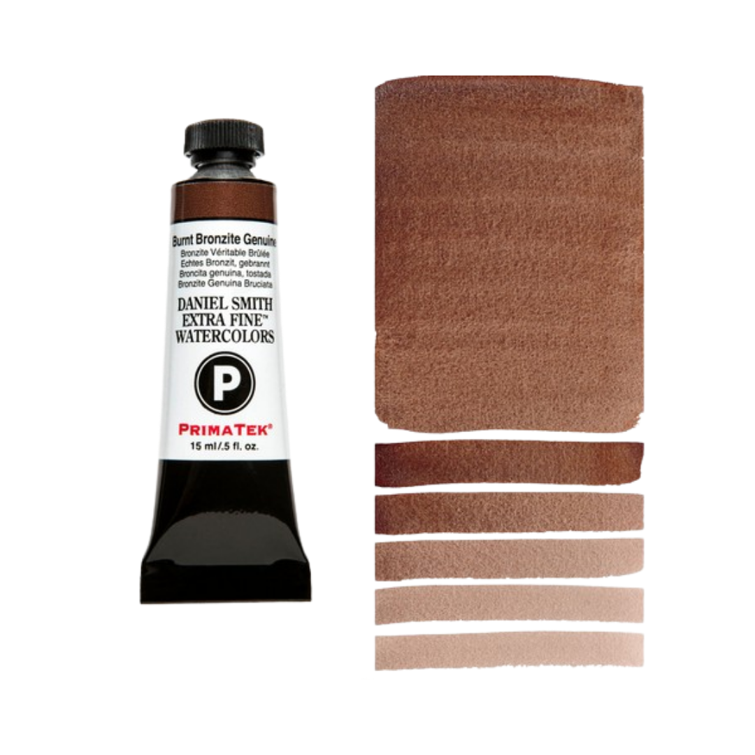 Daniel Smith Extra Fine Watercolor — Primatek Burnt Bronzite Genuine PT