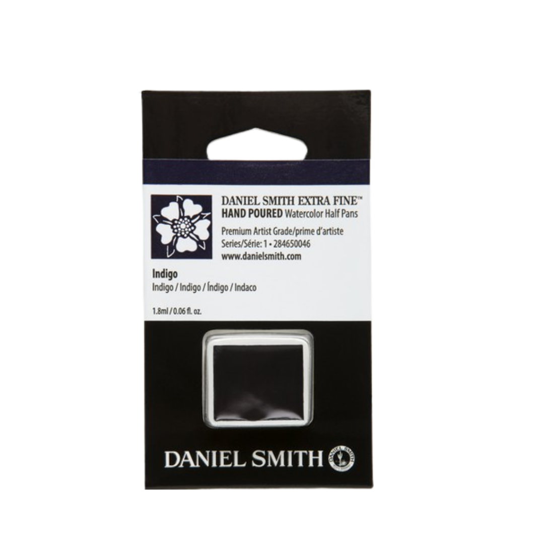 Daniel Smith Hand Poured Watercolor Half Pan — Indigo
