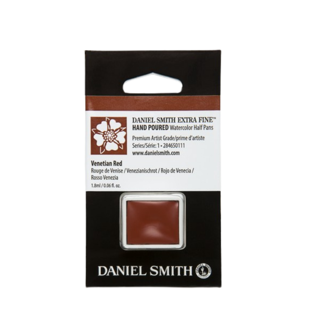 Daniel Smith Hand Poured Watercolor Half Pan — Venetian Red