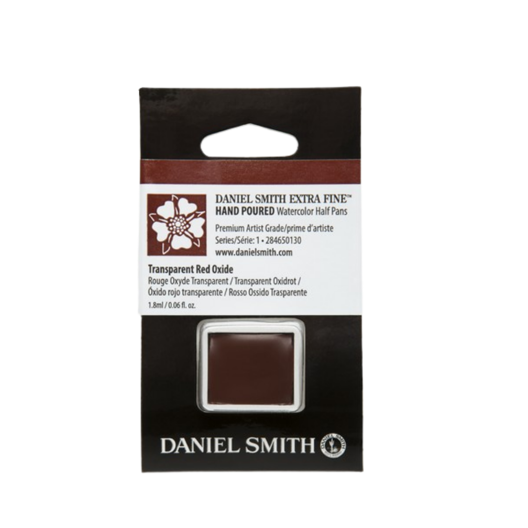 Daniel Smith Hand Poured Watercolor Half Pan — Transparent Red Oxide