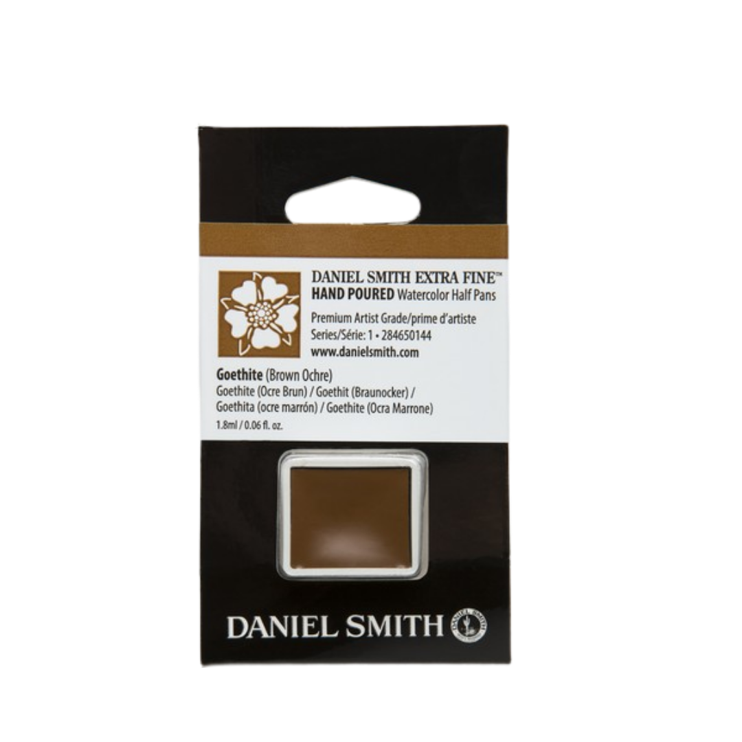 Daniel Smith Hand Poured Watercolor Half Pan — Geothite Brown Ochre