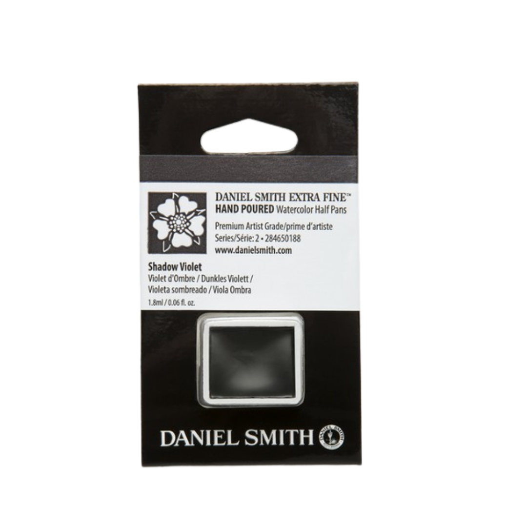 Daniel Smith Hand Poured Watercolor Half Pan — Shadow Violet