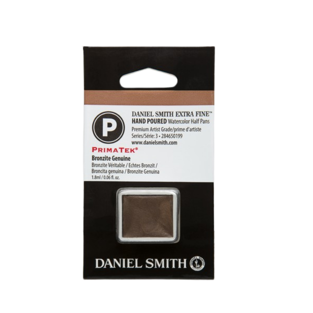 Daniel Smith Hand Poured Watercolor Half Pan — Bronzite Genuine