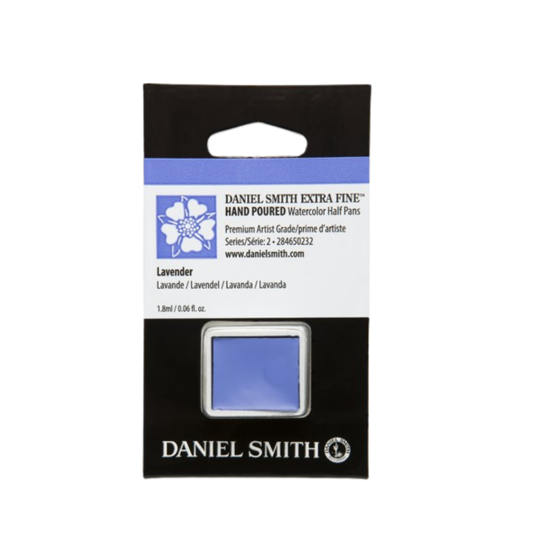 Daniel Smith Hand Poured Watercolor Half Pan — Lavender