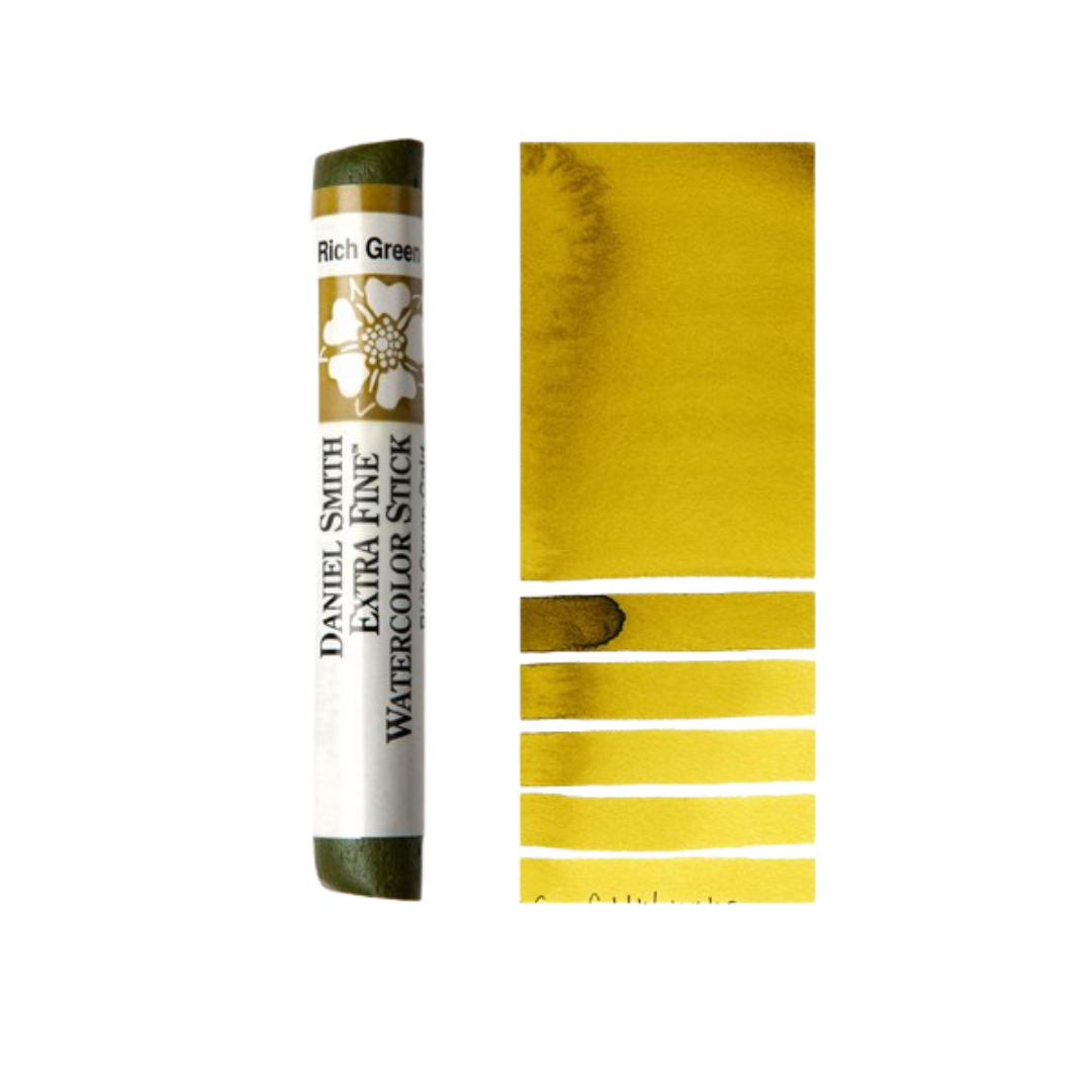 Daniel Smith Extra Fine Watercolor Sticks — Rich Green Gold