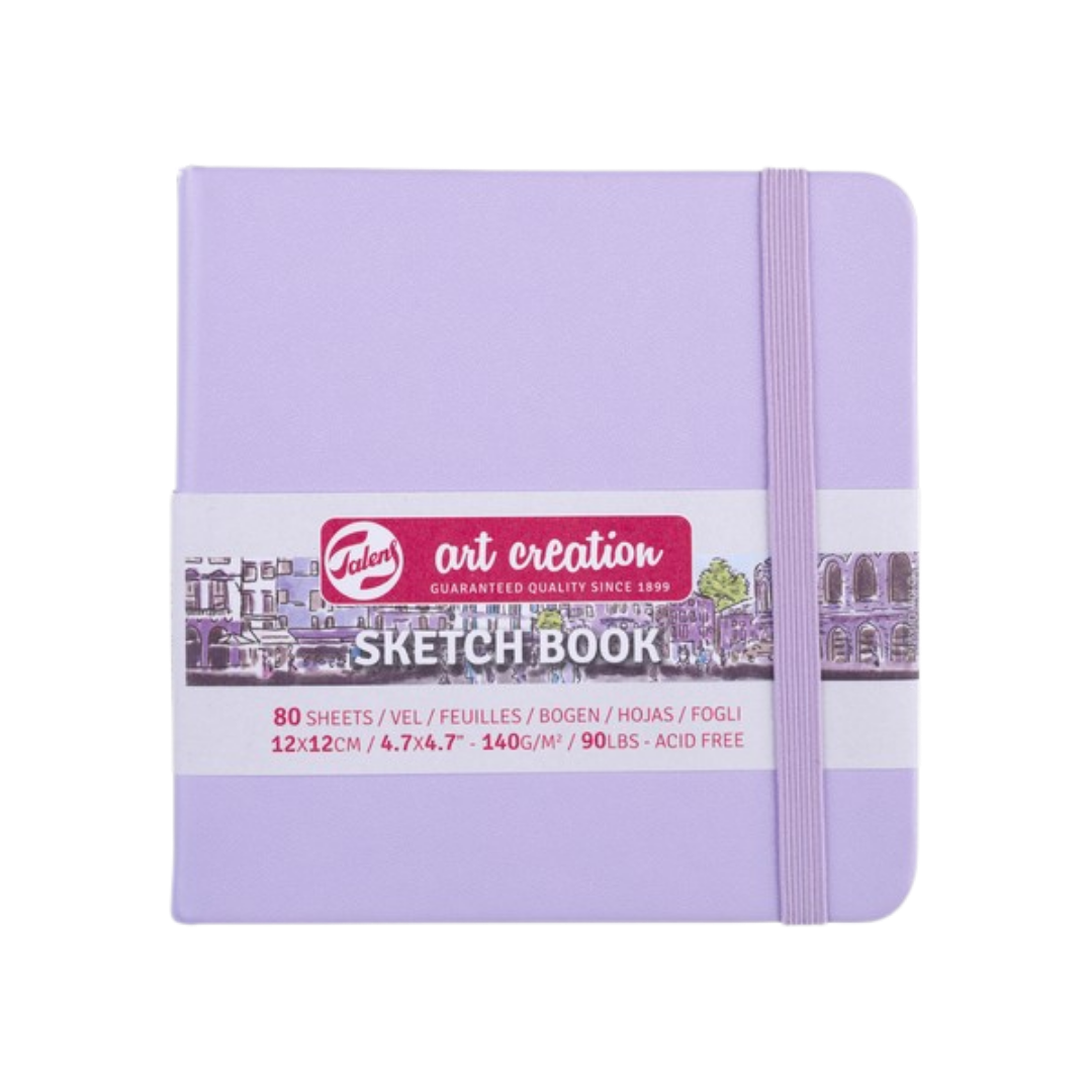 Talens Art Creation Sketchbook — Pastel Violet, 4.72 x 4.72 in
