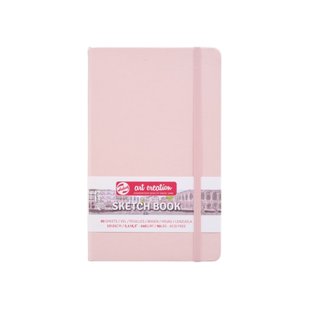 Talens Art Creation Sketchbook — Pink, 5.11 × 8.27 in