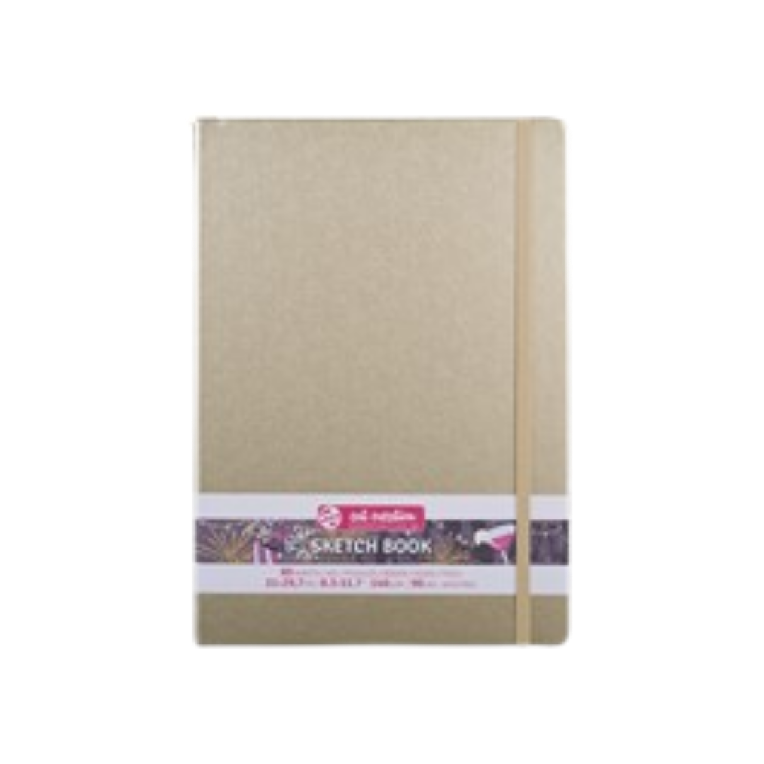 Talens Art Creation Sketchbook —  White Gold, 8.27 × 11.69 in
