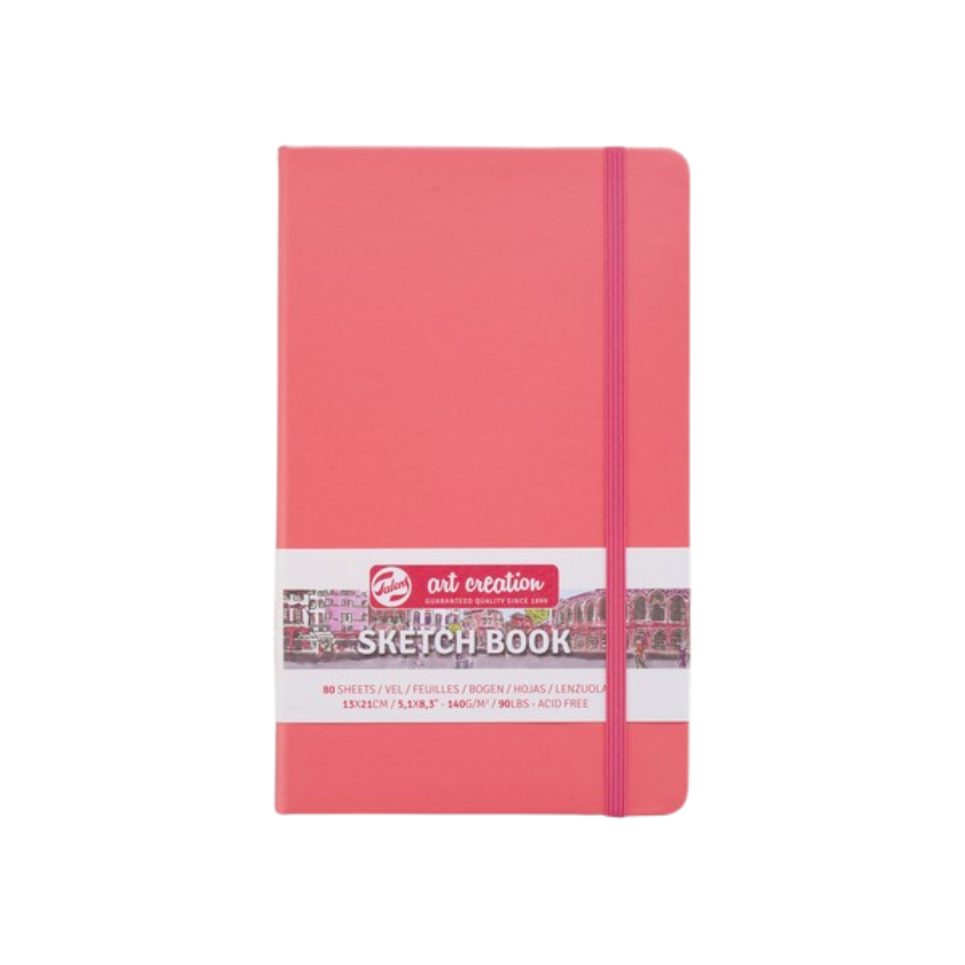 Talens Art Creation Sketchbook — Coral, 5.11 × 8.27 in