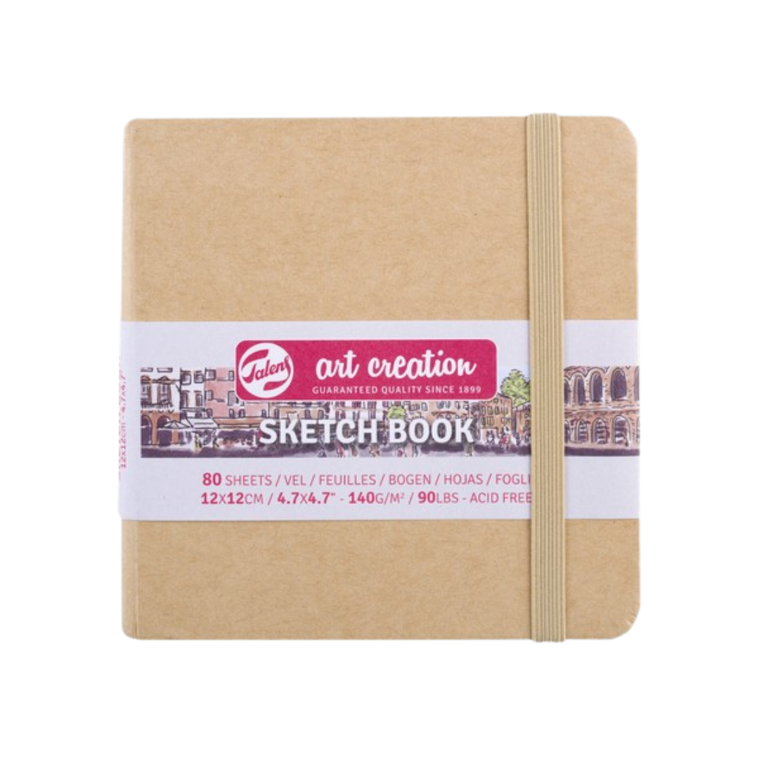 Talens Art Creation Sketchbook — Kraft Paper Cover, 4.72 x 4.72 in