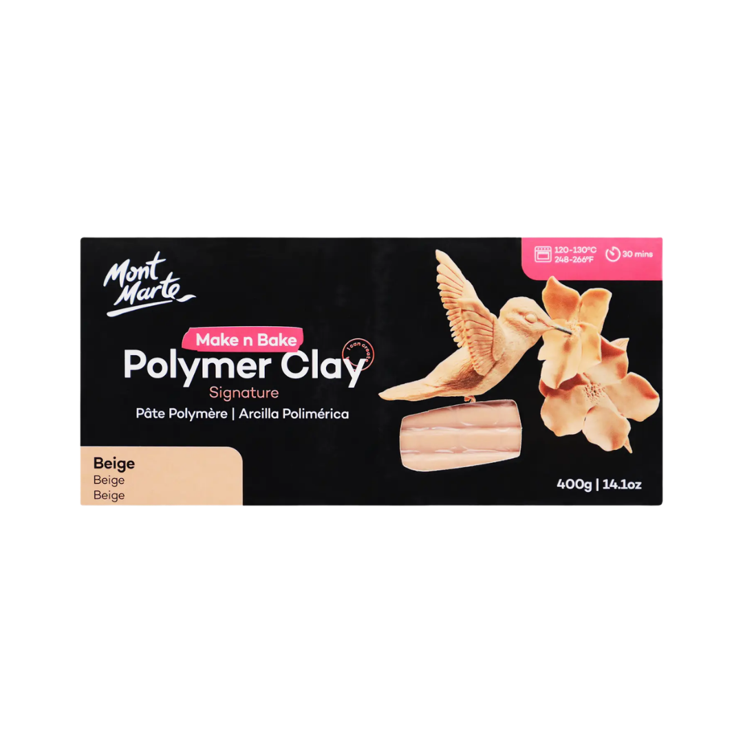 Make N Bake Polymer Clay Signature 400g — Beige