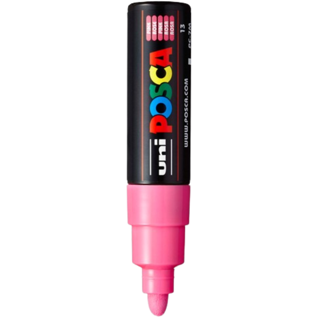 Posca PC-7M Paint Marker Broad Bullet Tip - Pink