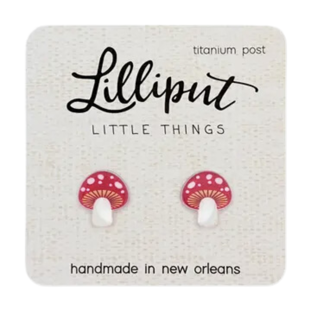Mushroom Earrings