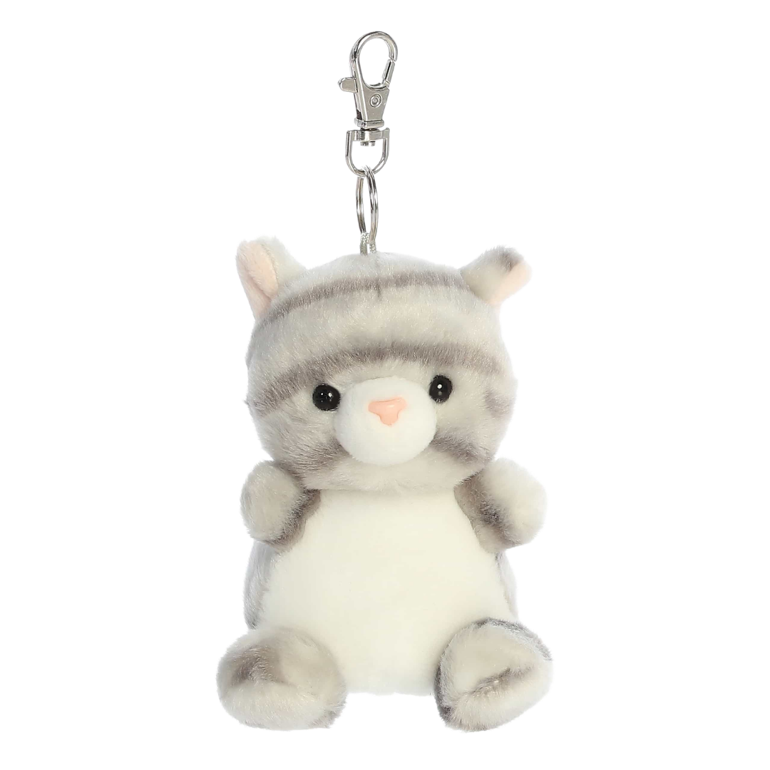 Silver Kitty Clip-On