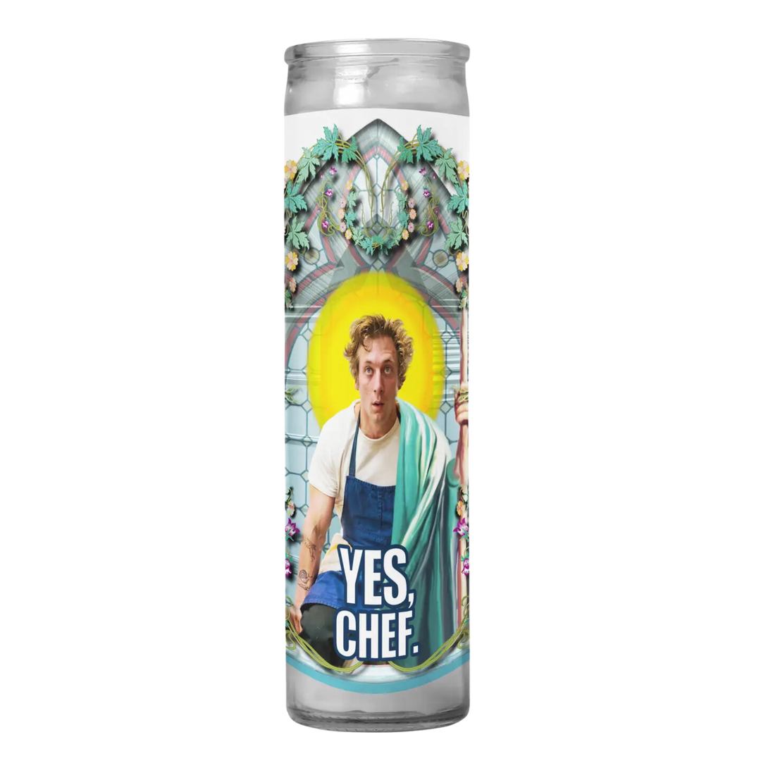 Yes Chef the Bear Prayer Candle