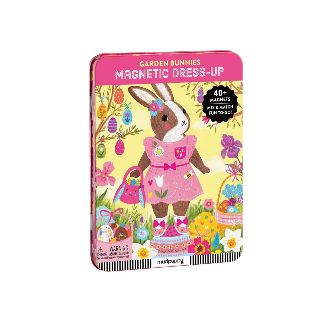 Garden Bunnies Magnetic Dress-Up