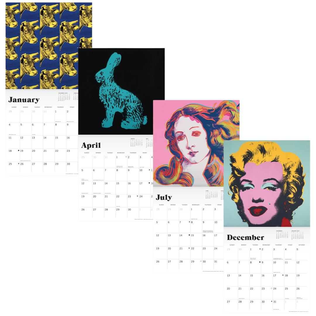 Warhol Classic 2026 12x12 Wall Calendar