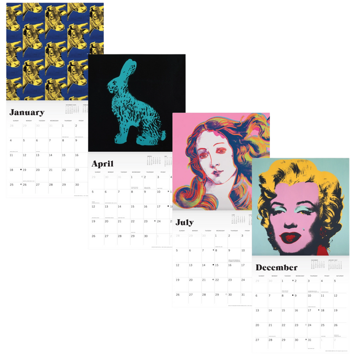 Warhol Classic 2026 12x12 Wall Calendar